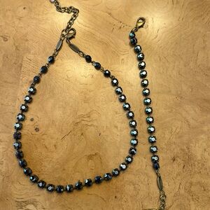 Sabika set.  Necklace and bracelet.